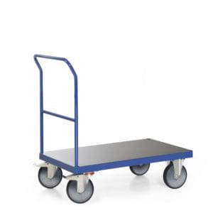 Solid platform trolley without wall